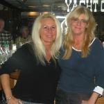 HERE IS VICKI (L), AND KAREN AT DUSTY'S YACHT CLUB ON PORTAGE LAKES. THIS WAS A SPECIAL EVENT. IT WAS VICKI'S B-DAY CELEBRATION, AND ALSO A SEX TRIVIA CONTEST.  