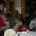 Another shot of the Fazio "Group" table later in the evening. 