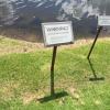 And as we were leaving the area we came across these two important signs near the water. 
Something about Alligators. Whatever, we got the heck out of there. 