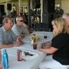 Sitting at our table near the band are R. B. (L), and BILLY BOB (Facing camera) Across from them, KRISKO and the BIG BOI. 