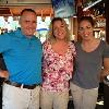 Here they are.
From L-R MIKE (He's Ba-ack), THERESA, and JESSE.
The Patio Crew!