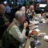 This is a shot of the bar at
LEGENDS. Some of were feeding our faces at the 
time.