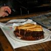 This plate contains BILLY
BOB'S Ribs. The Lizard 
has 1/2 Slab on Special
on Wednesday nights.