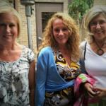 Another of the birthday celebrants was there with 
two of her friends.  From 
L-R  are Bonita, Marilyn, and
Gayle. Gayle's birthday was
on Sep 11. (911)