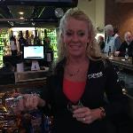And here she is, Tricia. One 
of our fave bartenders not only at Legends. She was voted the #1 Bartender at 
the Beacon Journal's Best 
Contest last year. #2 this year.