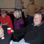 Here we have our good friends Dewster and his wife
Gayle along with Spike
(Bob Swisher) our camera man for the nite. Thanks again Swish for most of these great
pics.