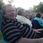 Ronnie and Rodney at 
Blossom for the Beach Boys
concert. 